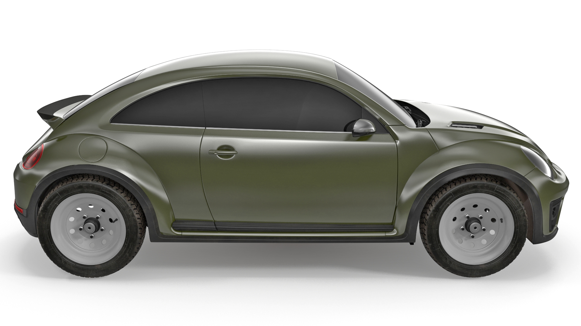 Compact Car Simple Interior 3D
