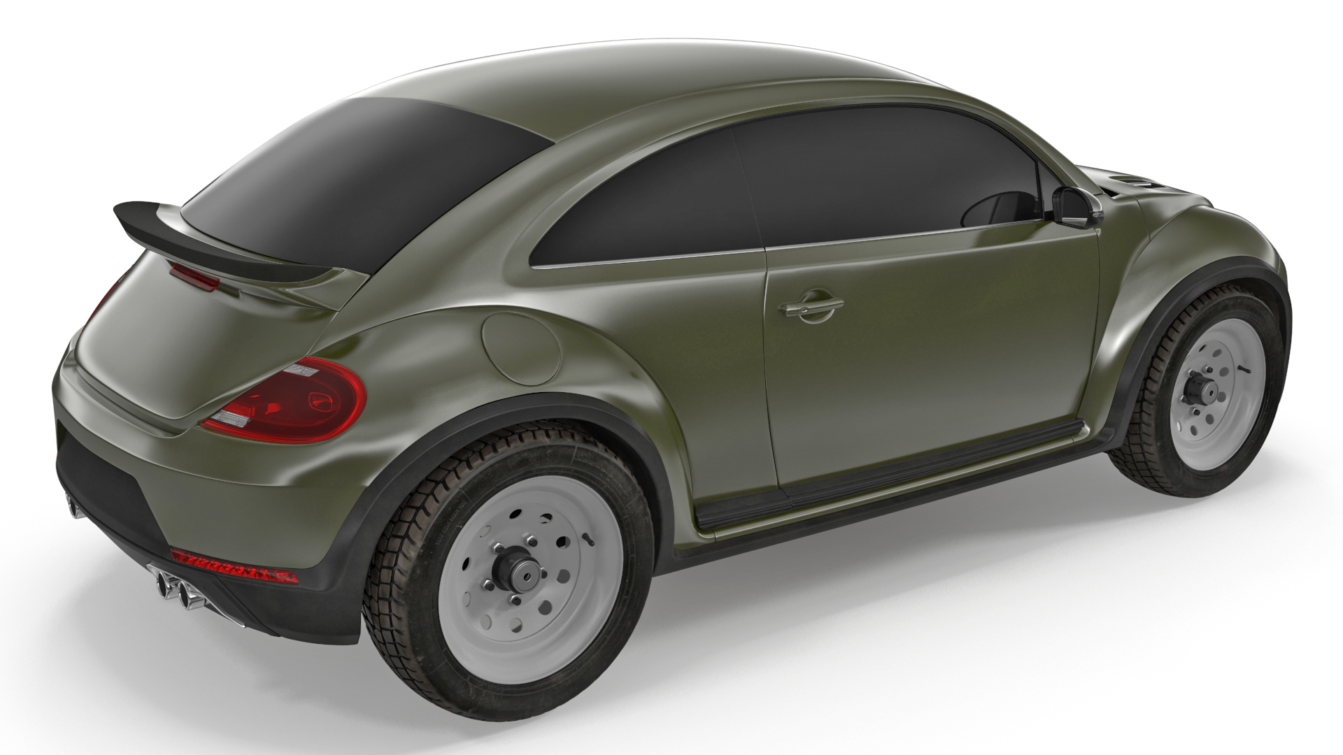 Compact Car Simple Interior 3D