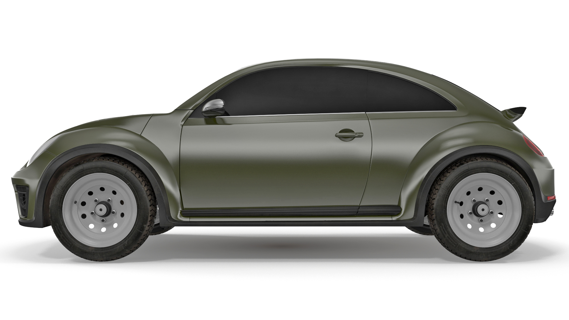 Compact Car Simple Interior 3D