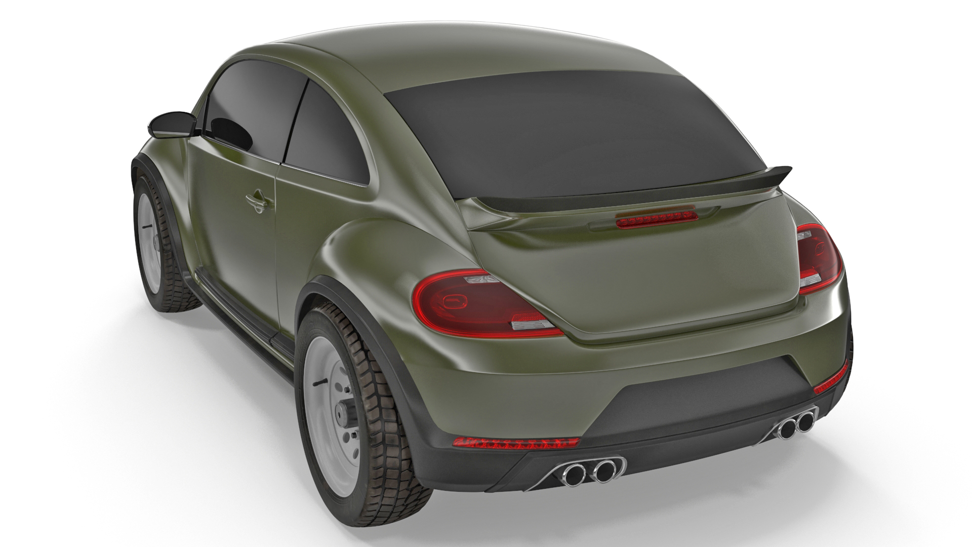 Compact Car Simple Interior 3D