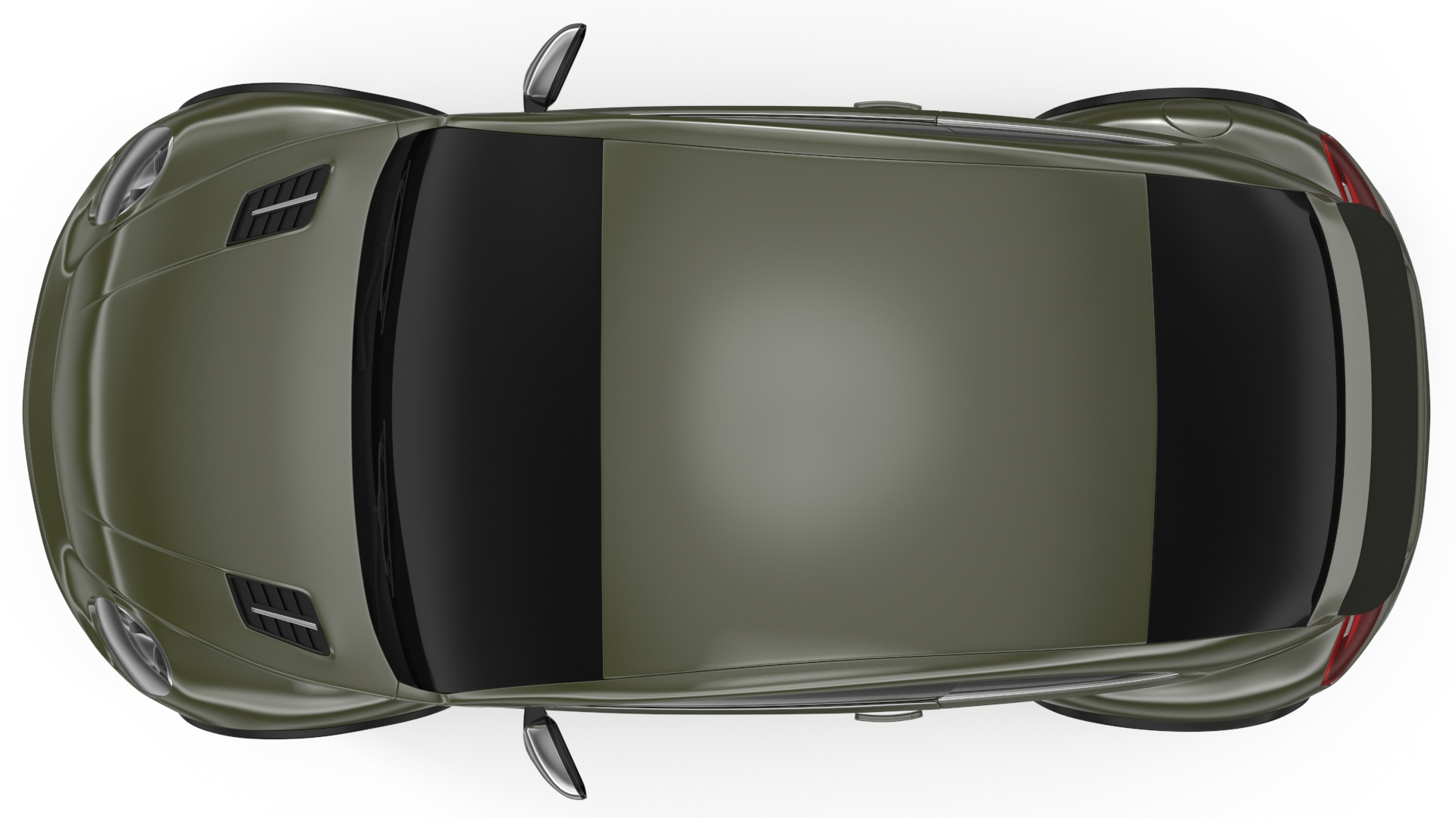 Compact Car Simple Interior 3D