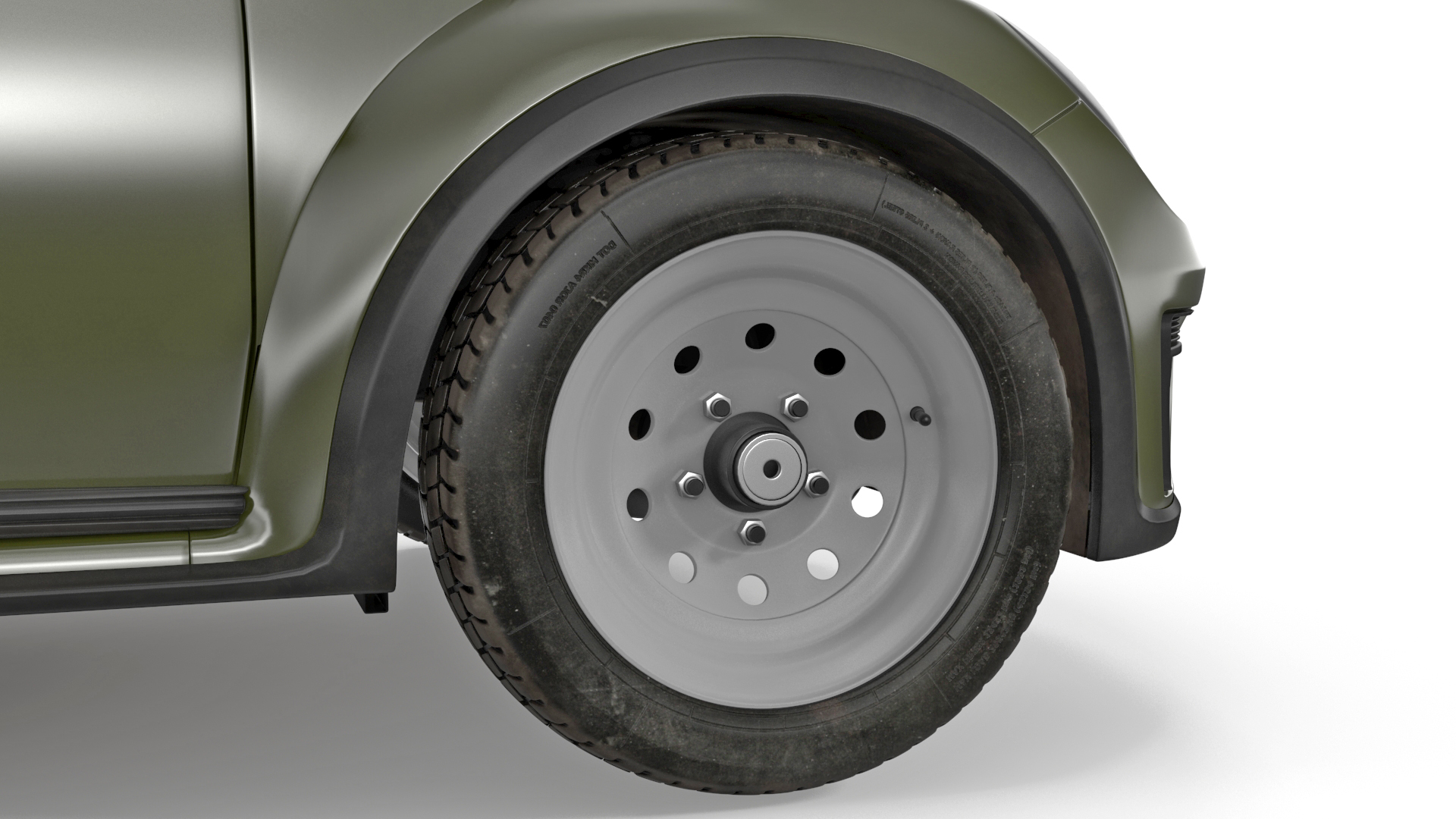 Compact Car Simple Interior 3D