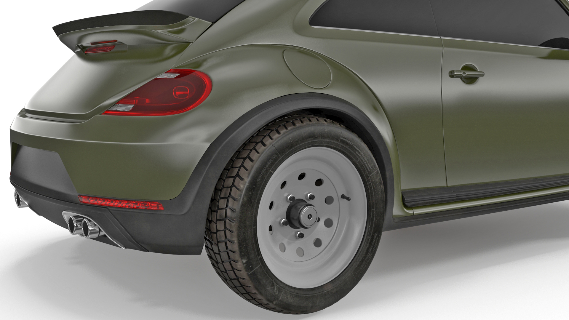 Compact Car Simple Interior 3D