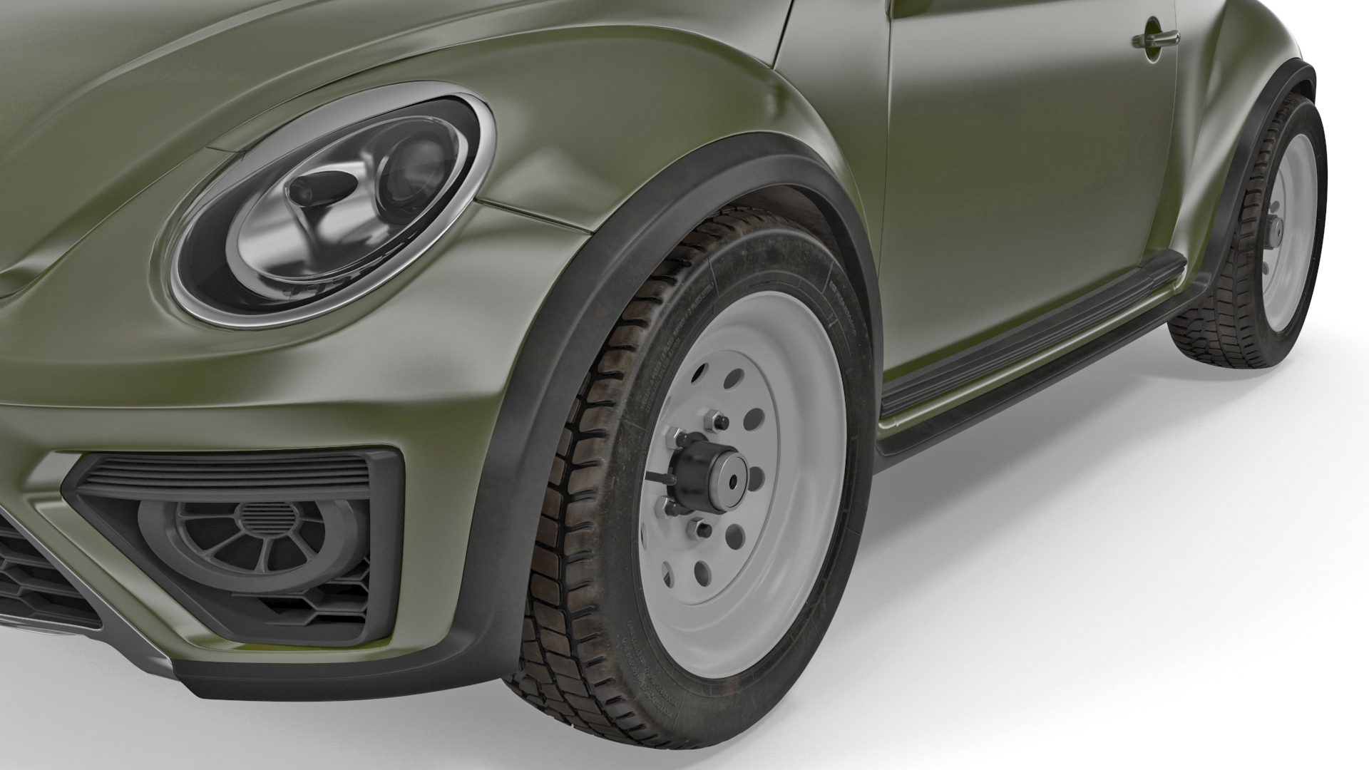 Compact Car Simple Interior 3D