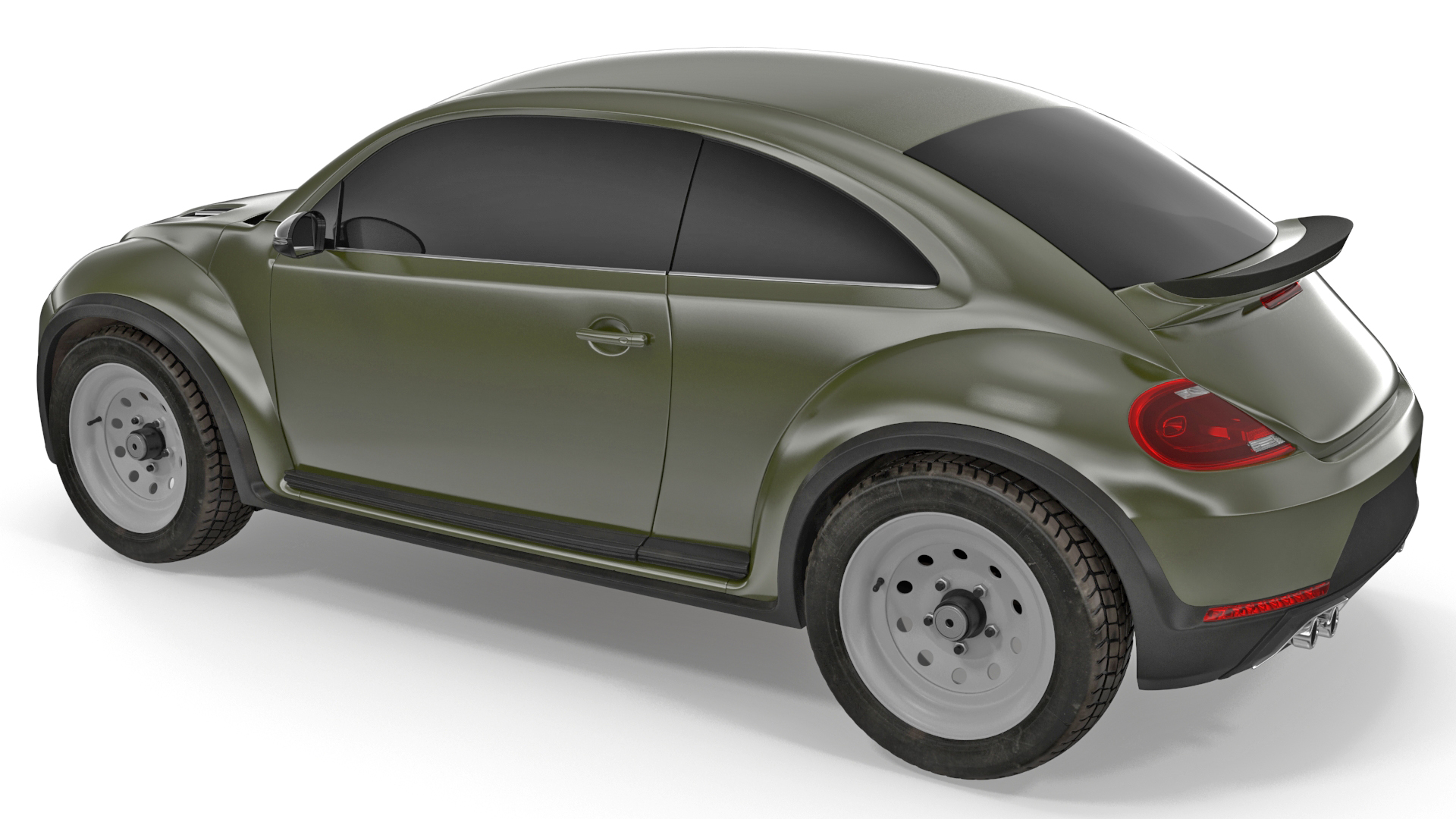 Compact Car Simple Interior 3D