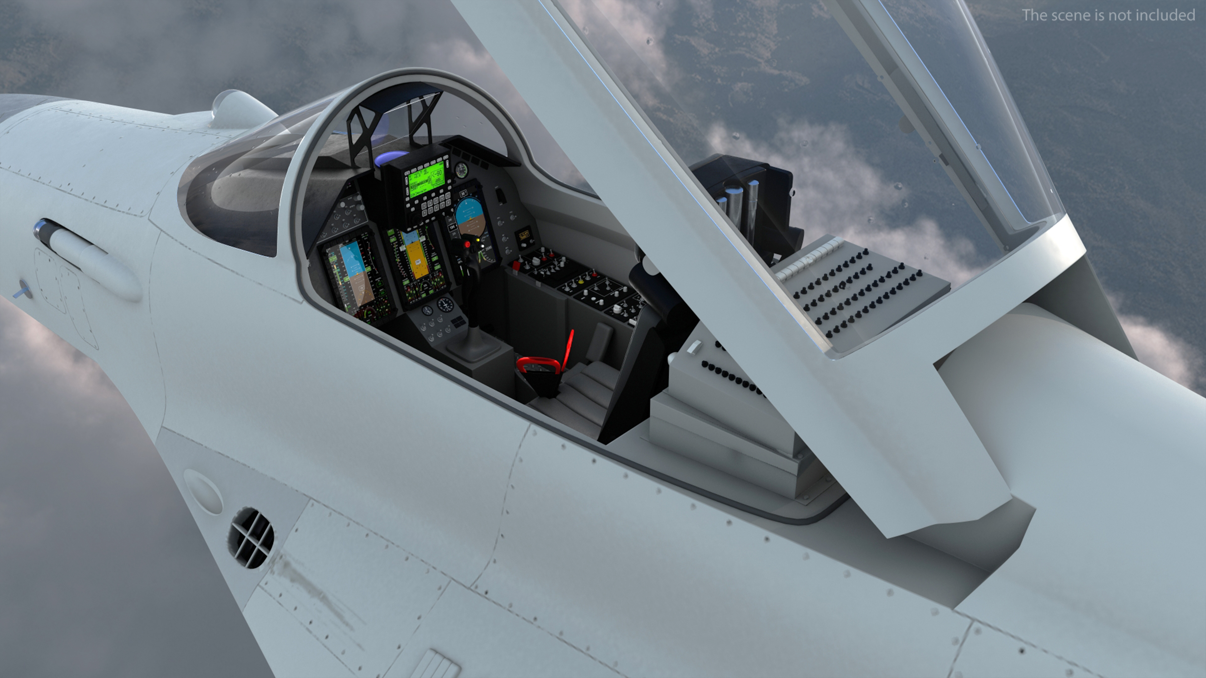 3D MiG 29 Fighter Aircraft with X-31PM Supersonic Missile Rigged