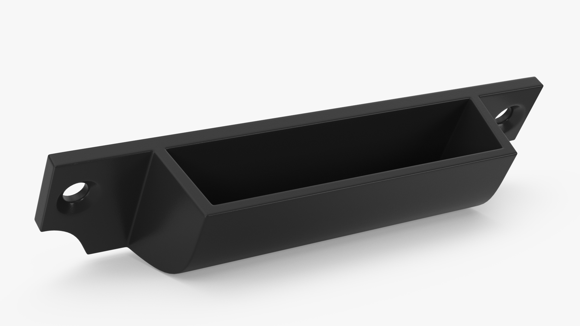 Kitchen Cabinet Handle Bin Pull Black 3D