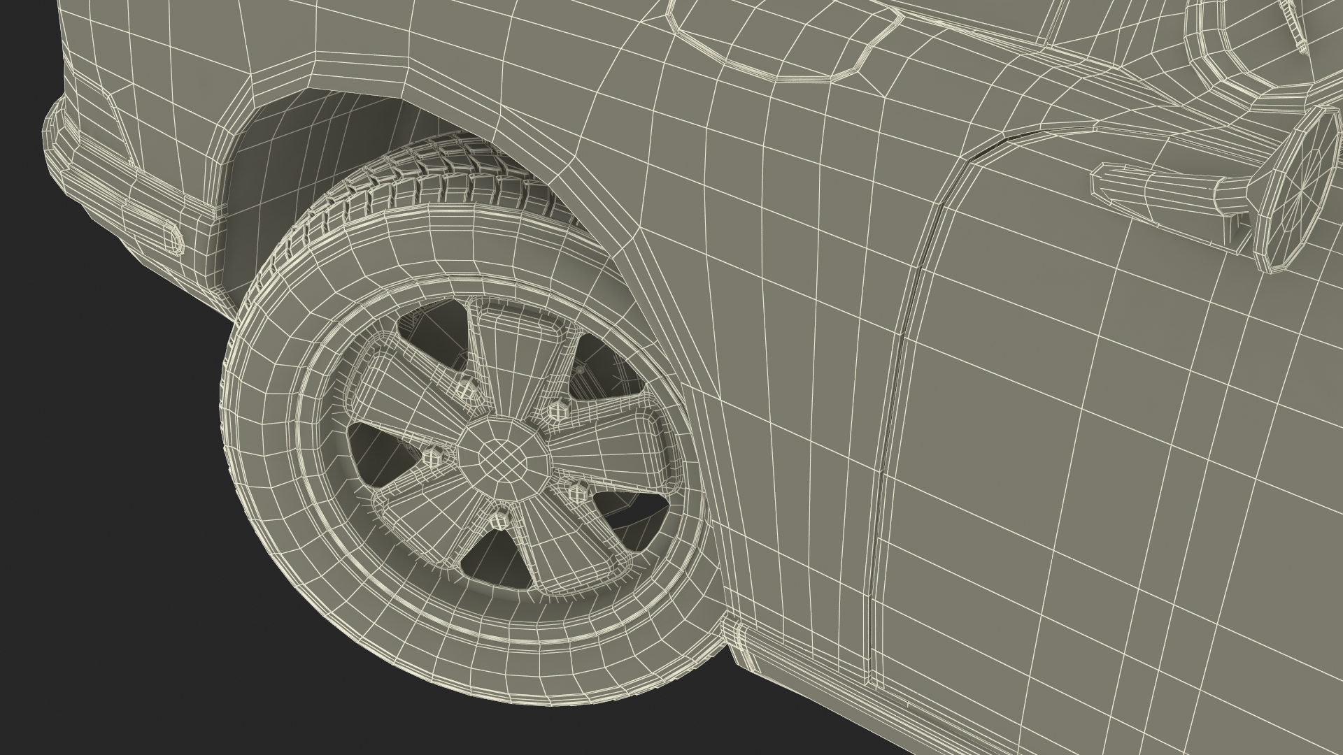 Porsche 911 1968 Blue Rigged for Cinema 4D 3D