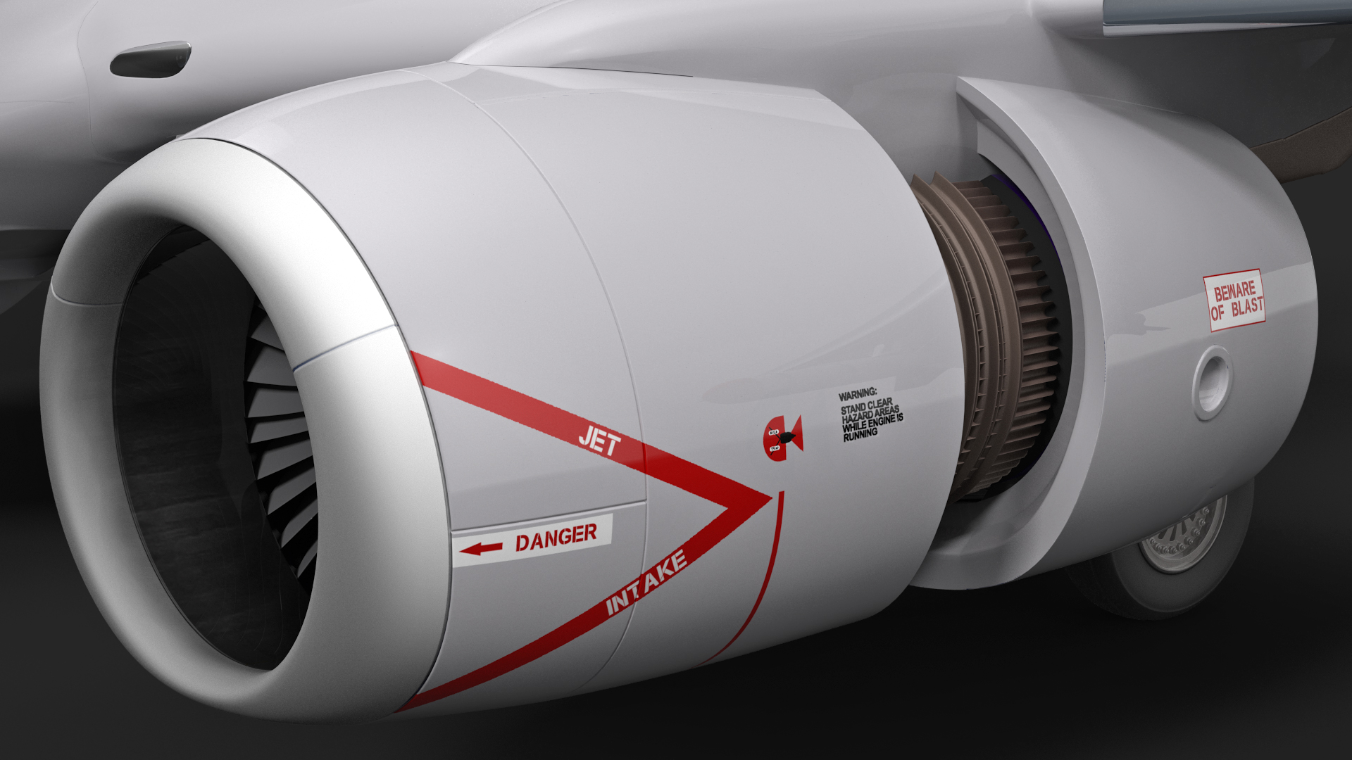 Boeing P-8 Poseidon Military Aircraft Rigged 3D model