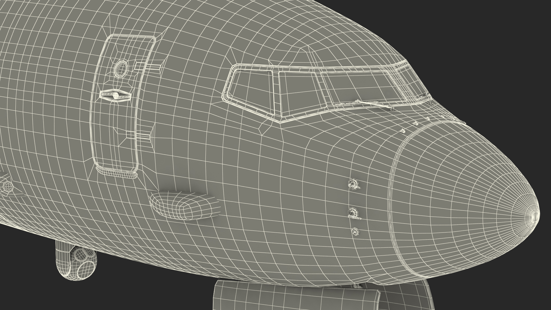 Boeing P-8 Poseidon Military Aircraft Rigged 3D model