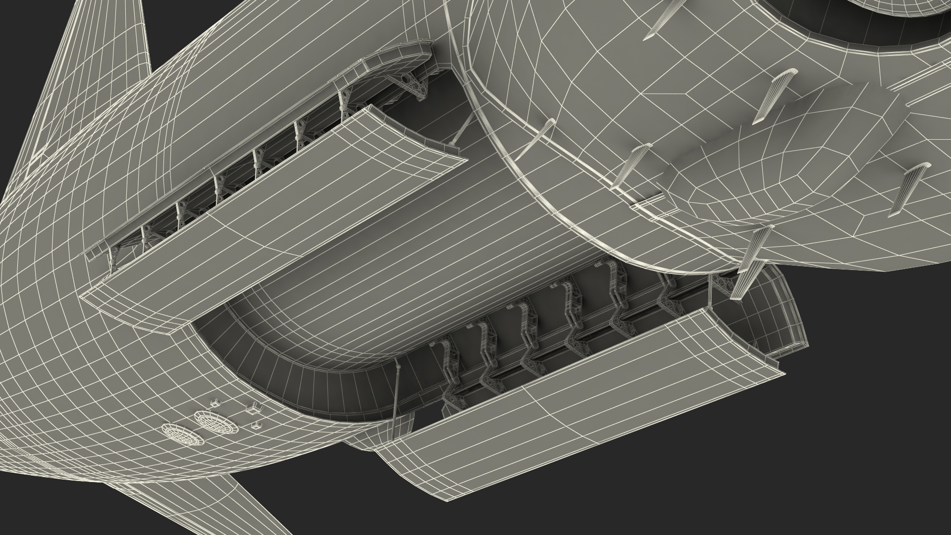 Boeing P-8 Poseidon Military Aircraft Rigged 3D model