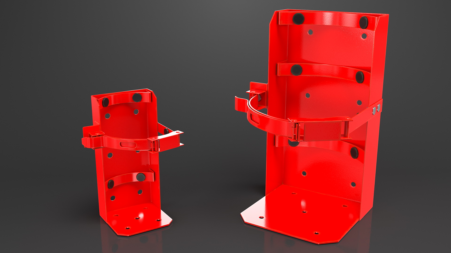 Heavy Duty Marine Bracket Set 3D model