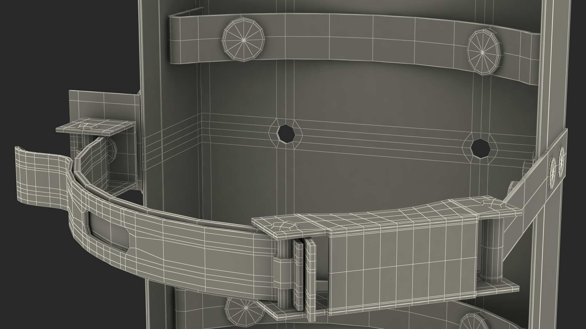 Heavy Duty Marine Bracket Set 3D model