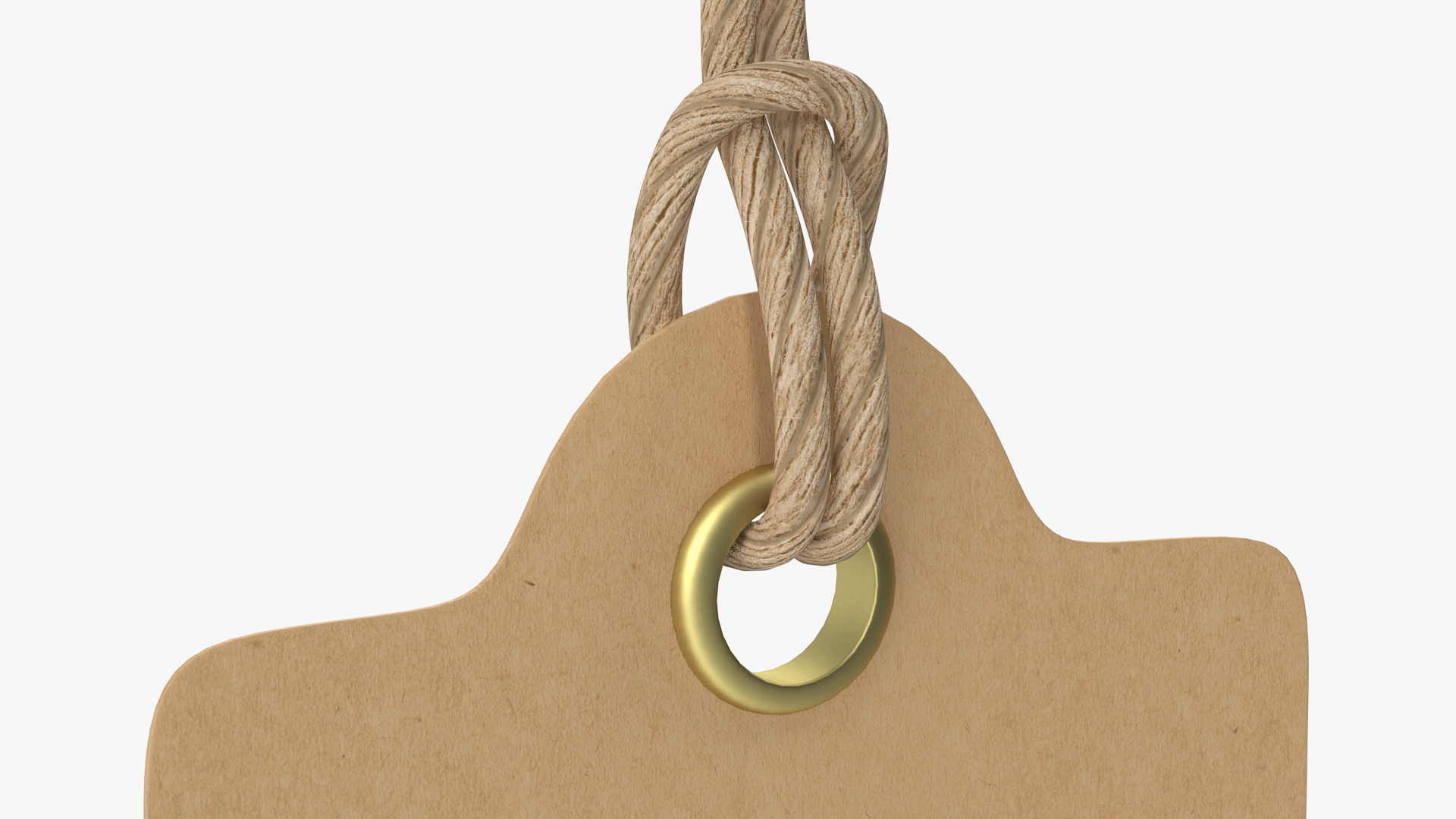 Label Tag Square Rounded 3D model