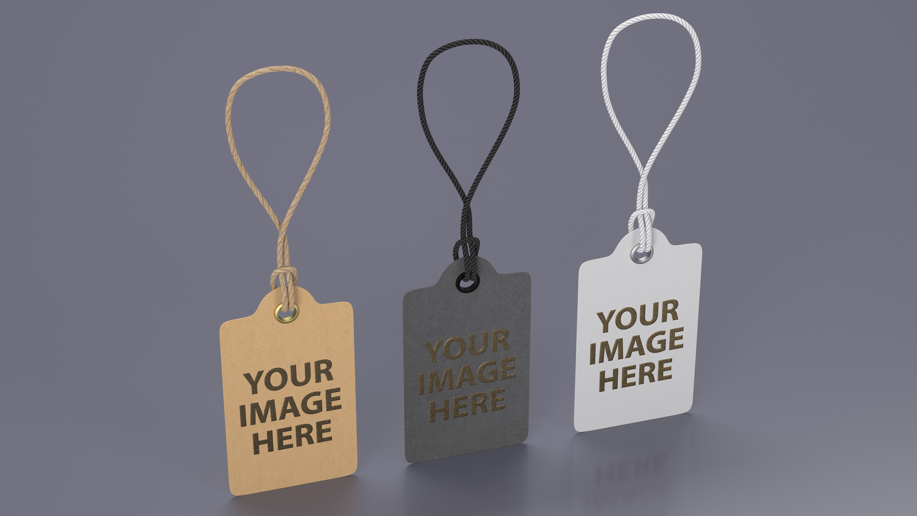 Label Tag Square Rounded 3D model