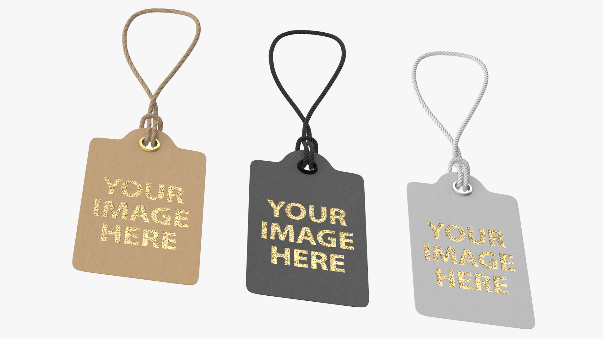 Label Tag Square Rounded 3D model