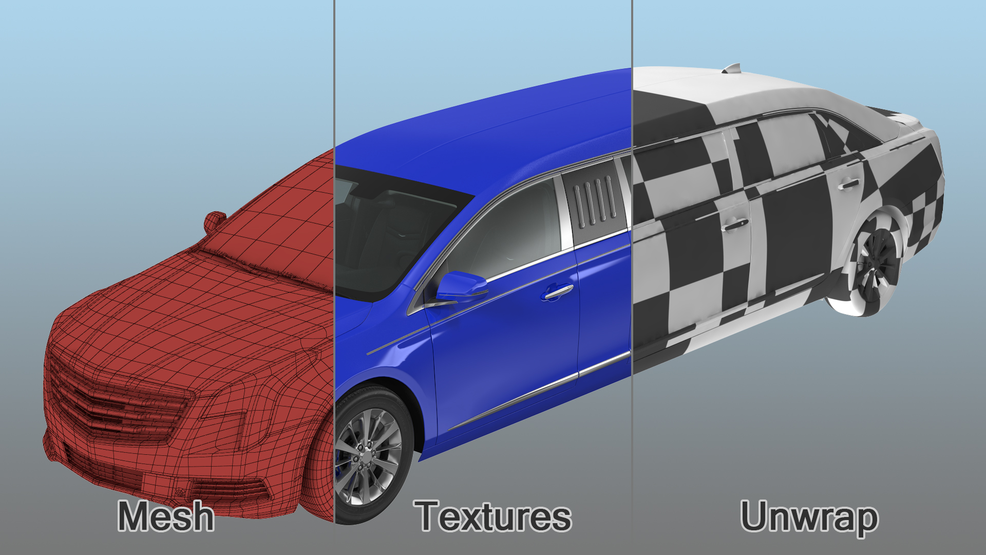 3D model Stretch Limousine Generic