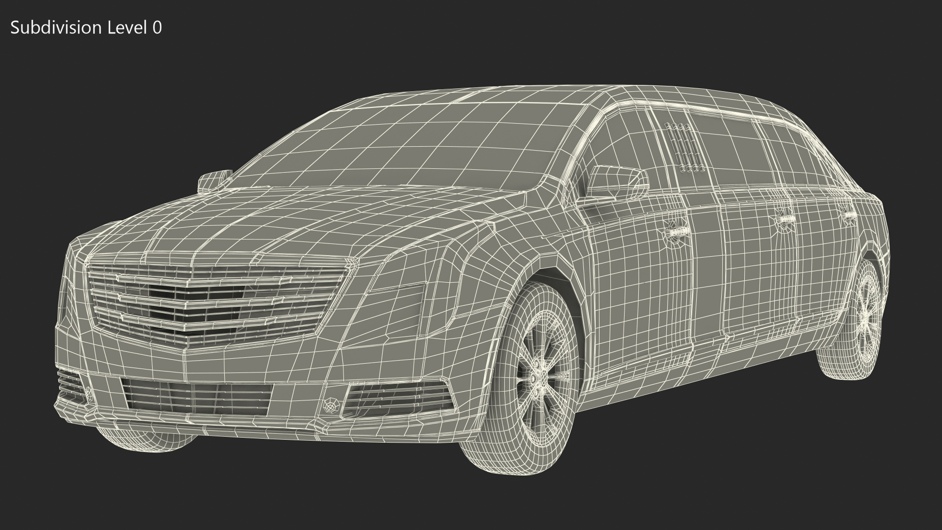 3D model Stretch Limousine Generic