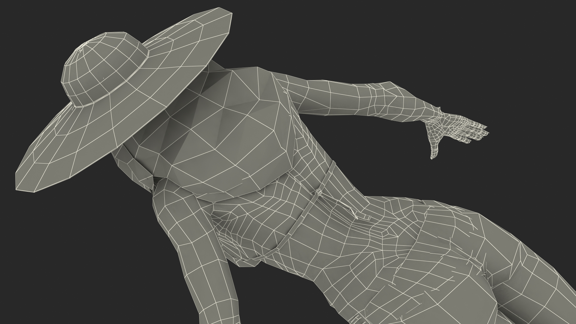 3D Bikini Girl Rigged model