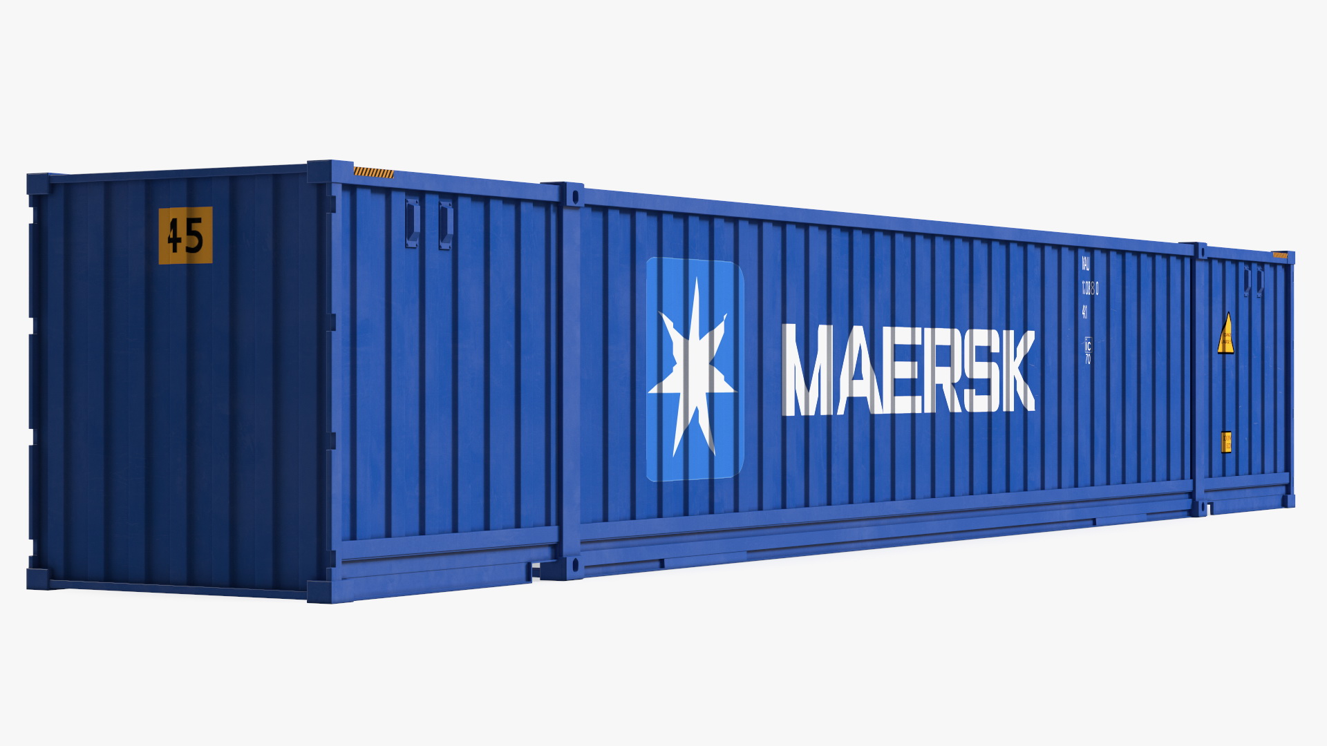 3D 53 Feet High Cube Dry Cargo Shipping Container