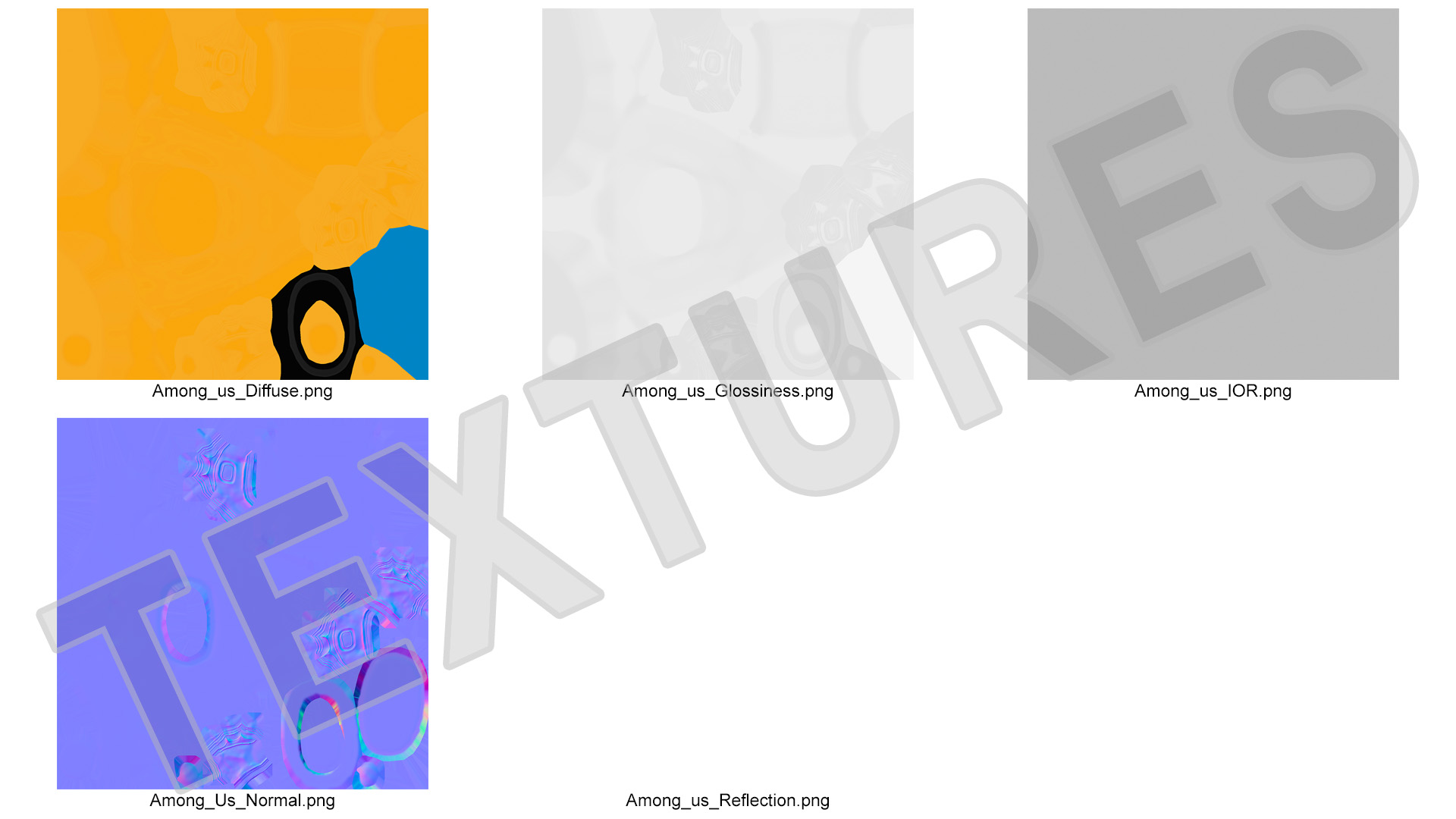 3D Among Us Yellow Character Rigged for Cinema 4D