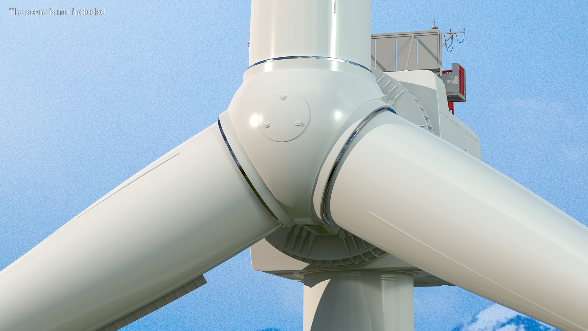 3D General Electric Haliade-X Offshore Wind Turbine model