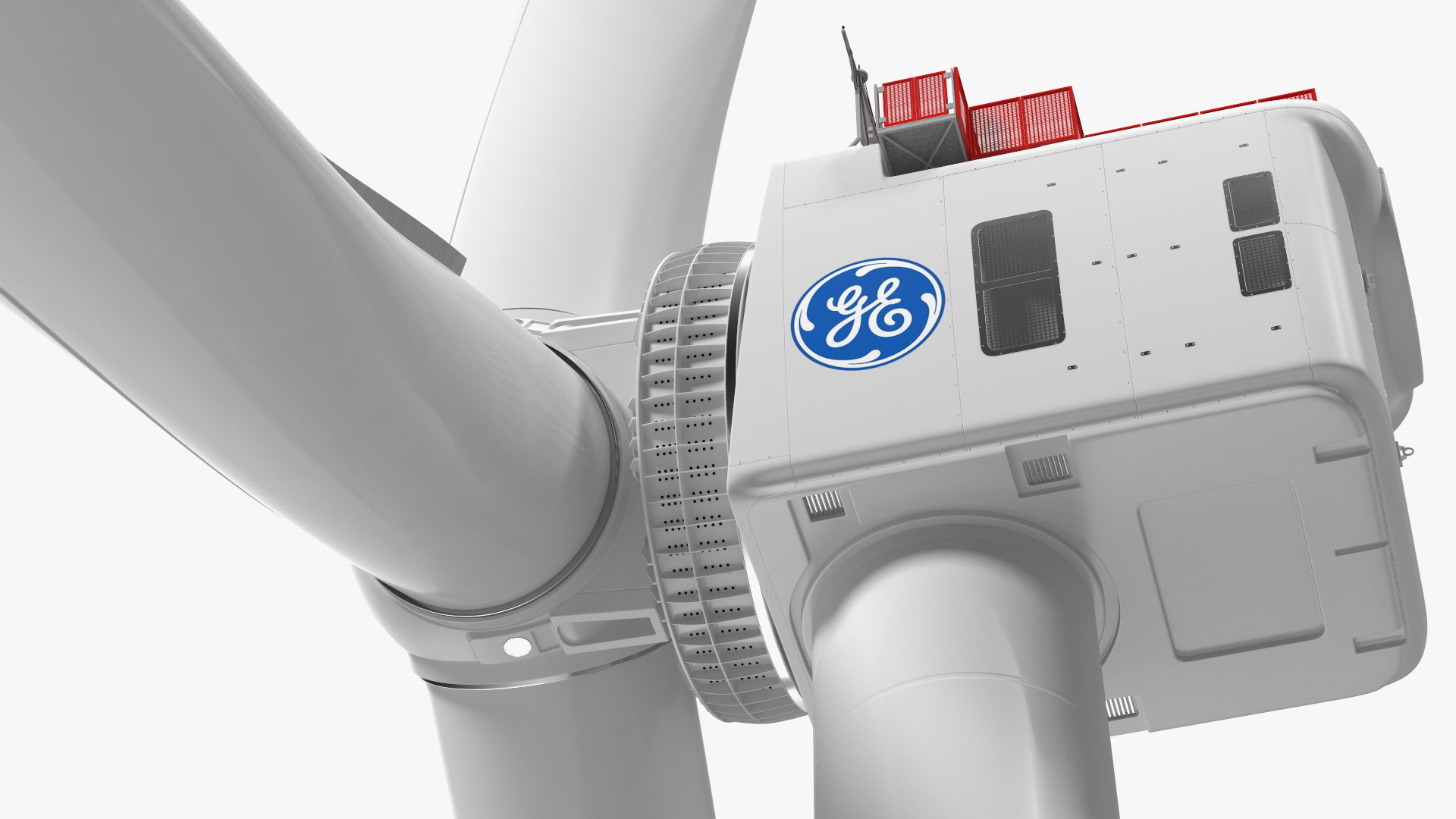 3D General Electric Haliade-X Offshore Wind Turbine model