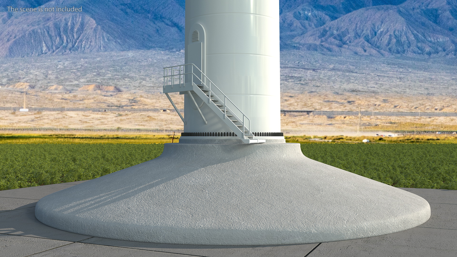 3D General Electric Haliade-X Offshore Wind Turbine model