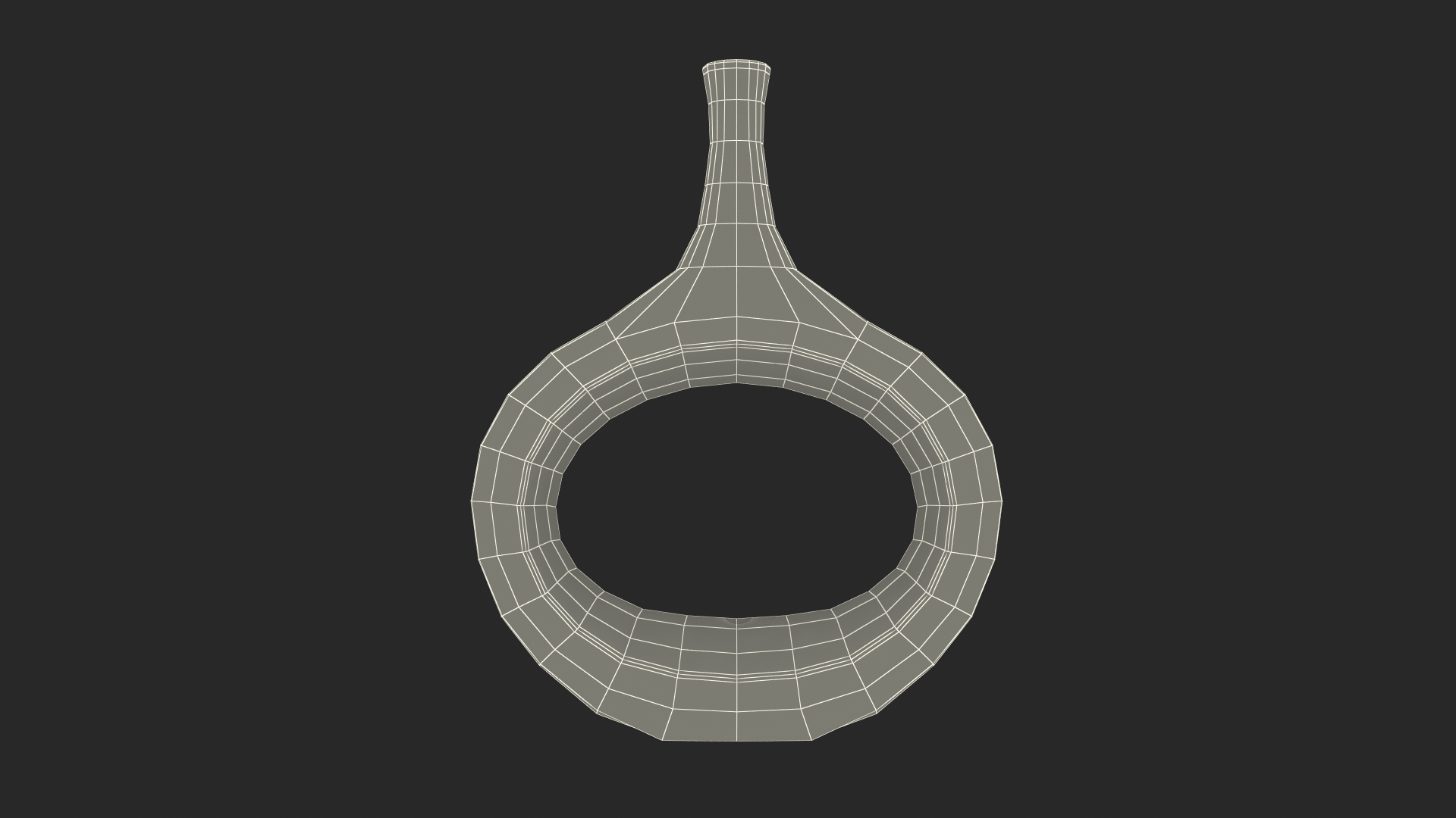 Hollowed Room Decoration Vase 3D model