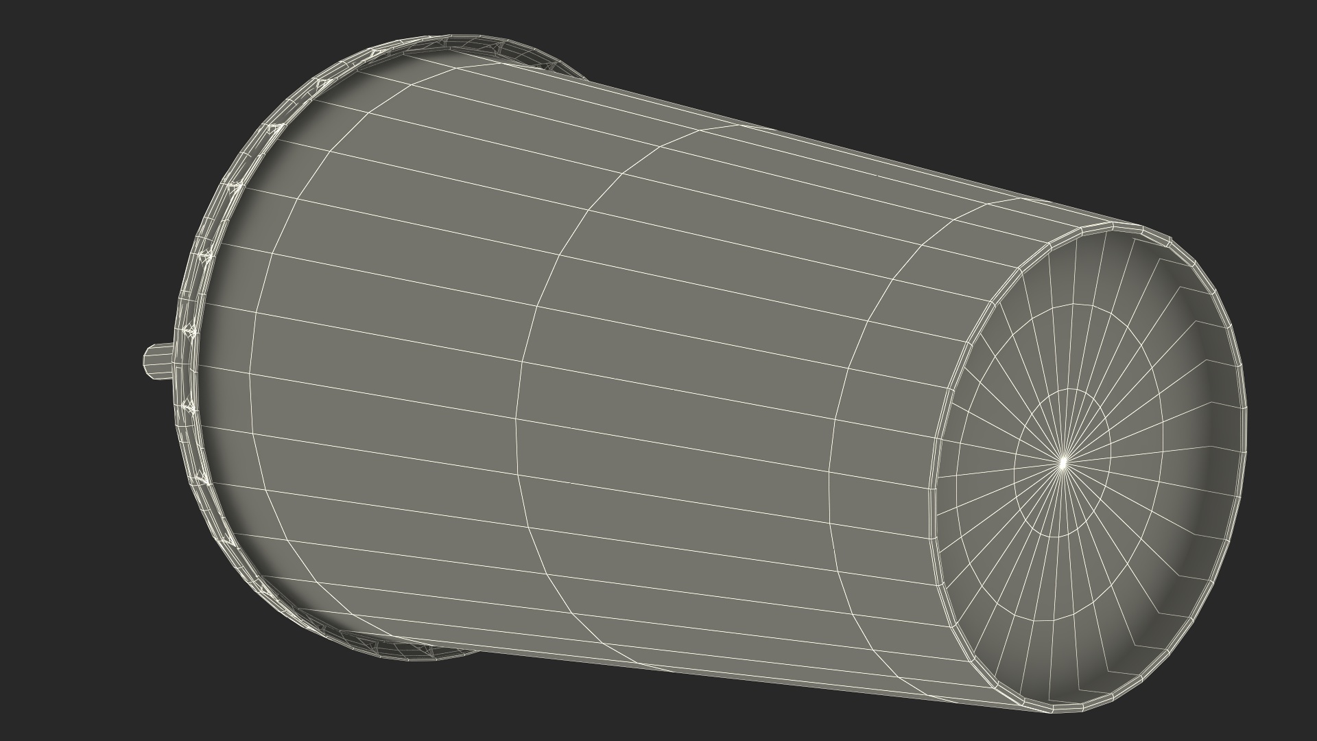 3D Coca-Cola Branded Paper Cup with Straw model