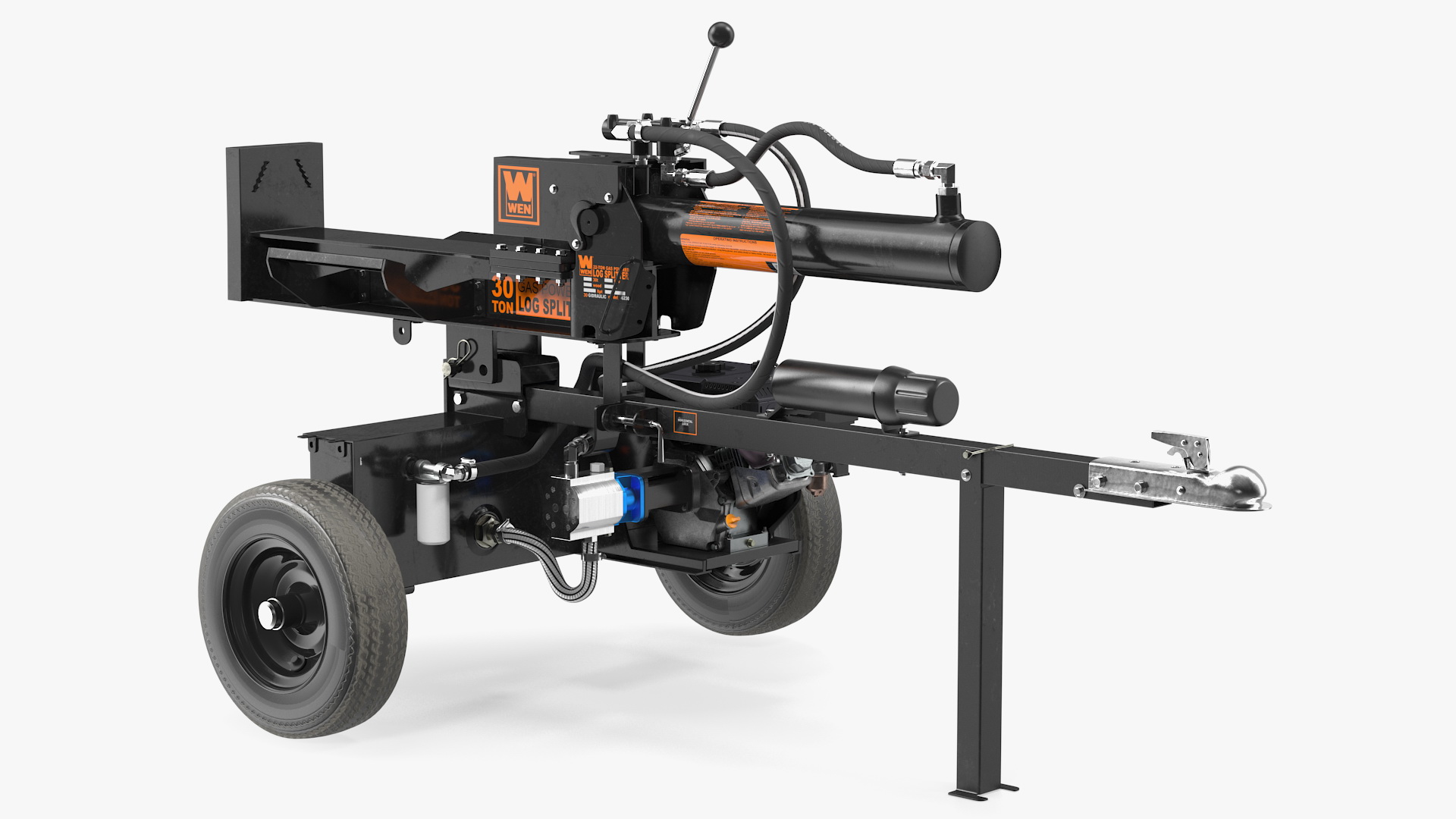 WEN 56230 Lumberjack Gas Powered Log Splitter Rigged 3D