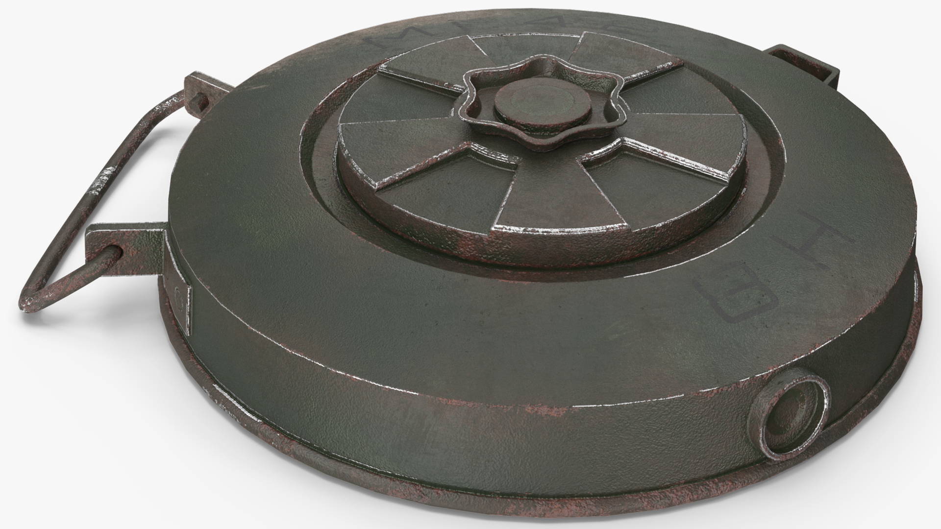 Tellermine 42 Anti-tank Landmine 3D