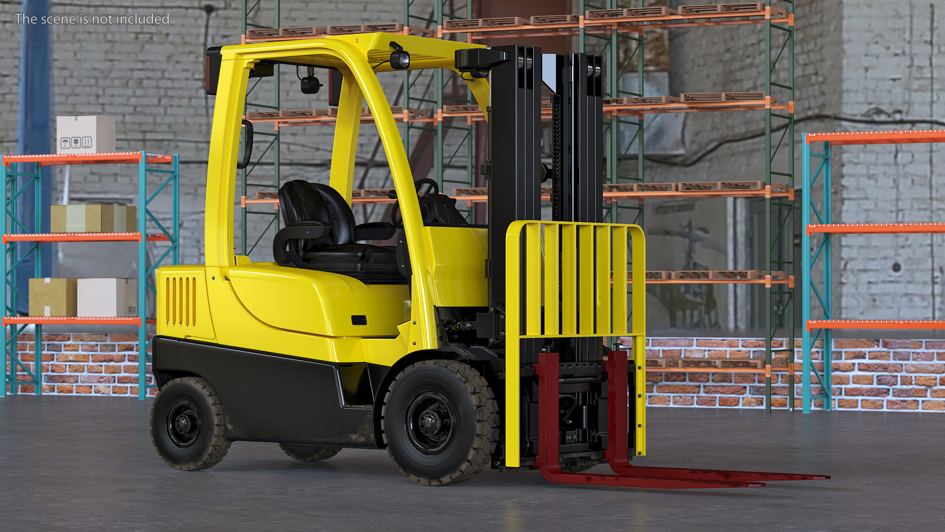 Electric Forklift 3D