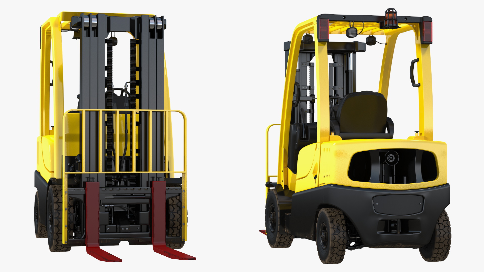 Electric Forklift 3D