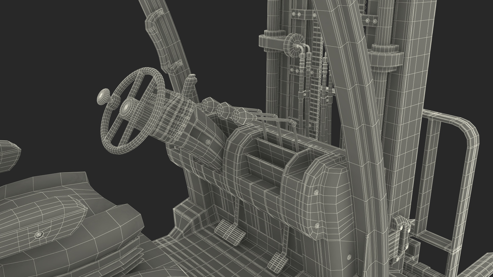 Electric Forklift 3D