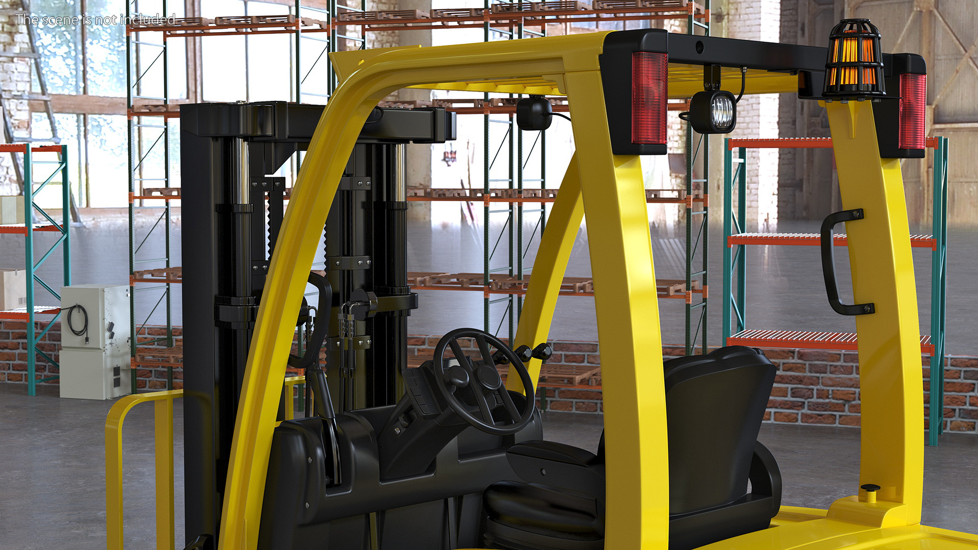 Electric Forklift 3D