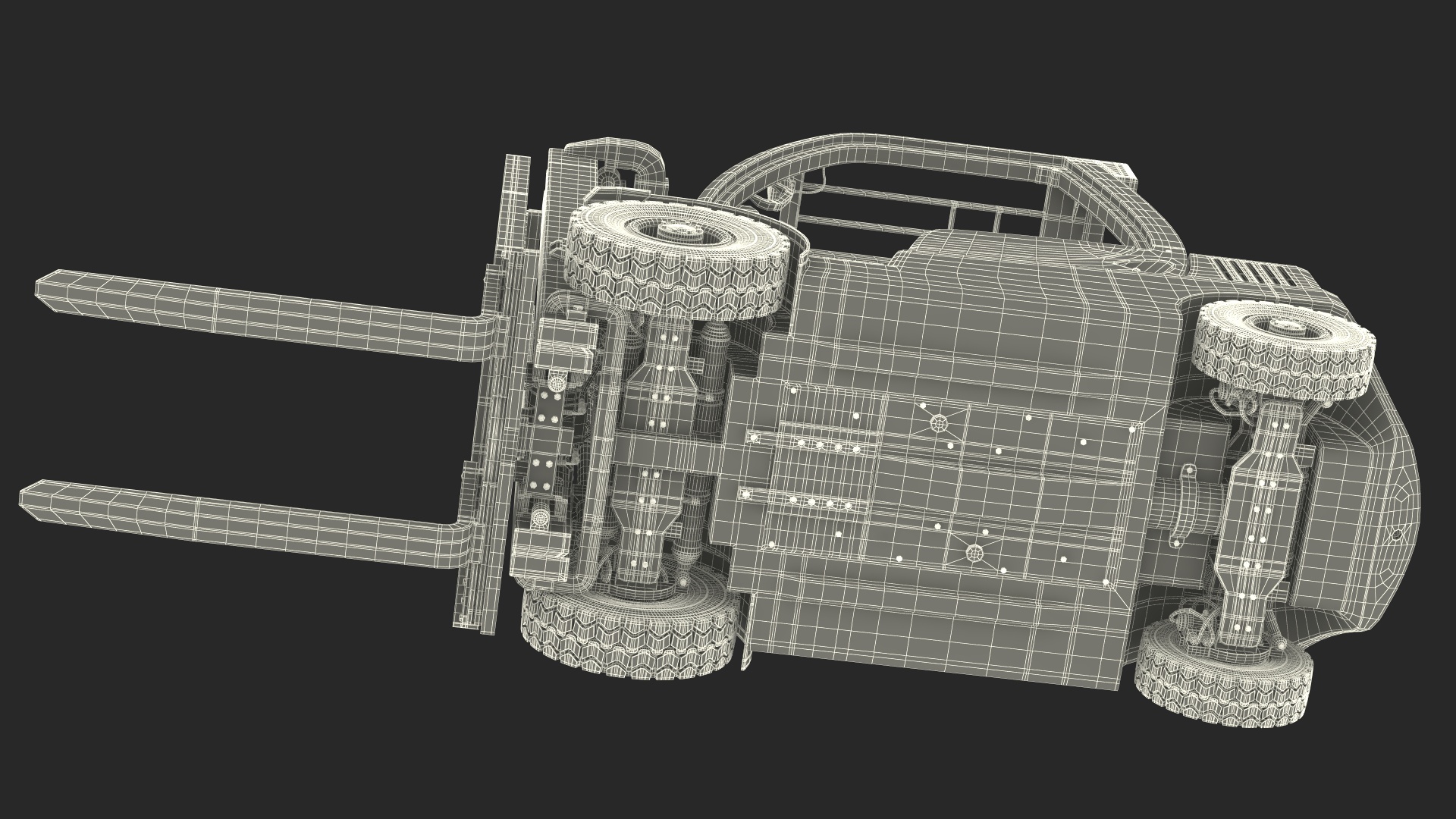 Electric Forklift 3D