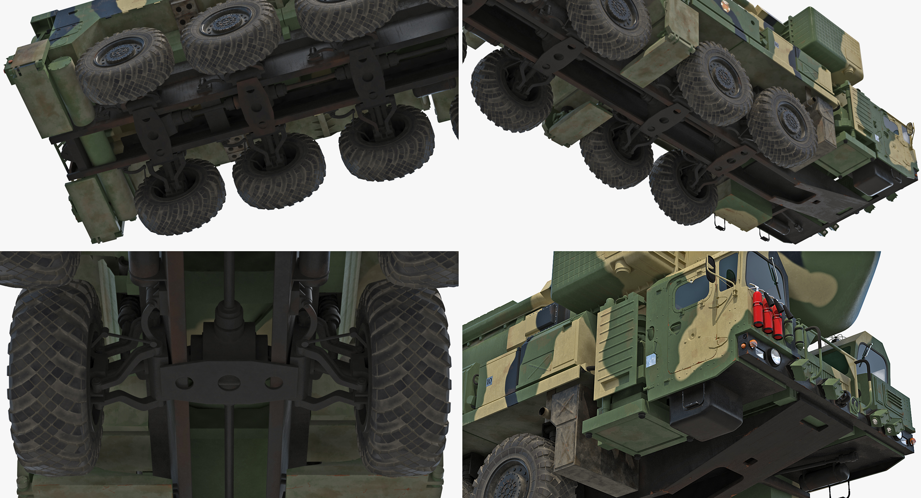 3D Transporter Erector Launcher with RT 2PM Topol M Ballistic Missile Rigged model