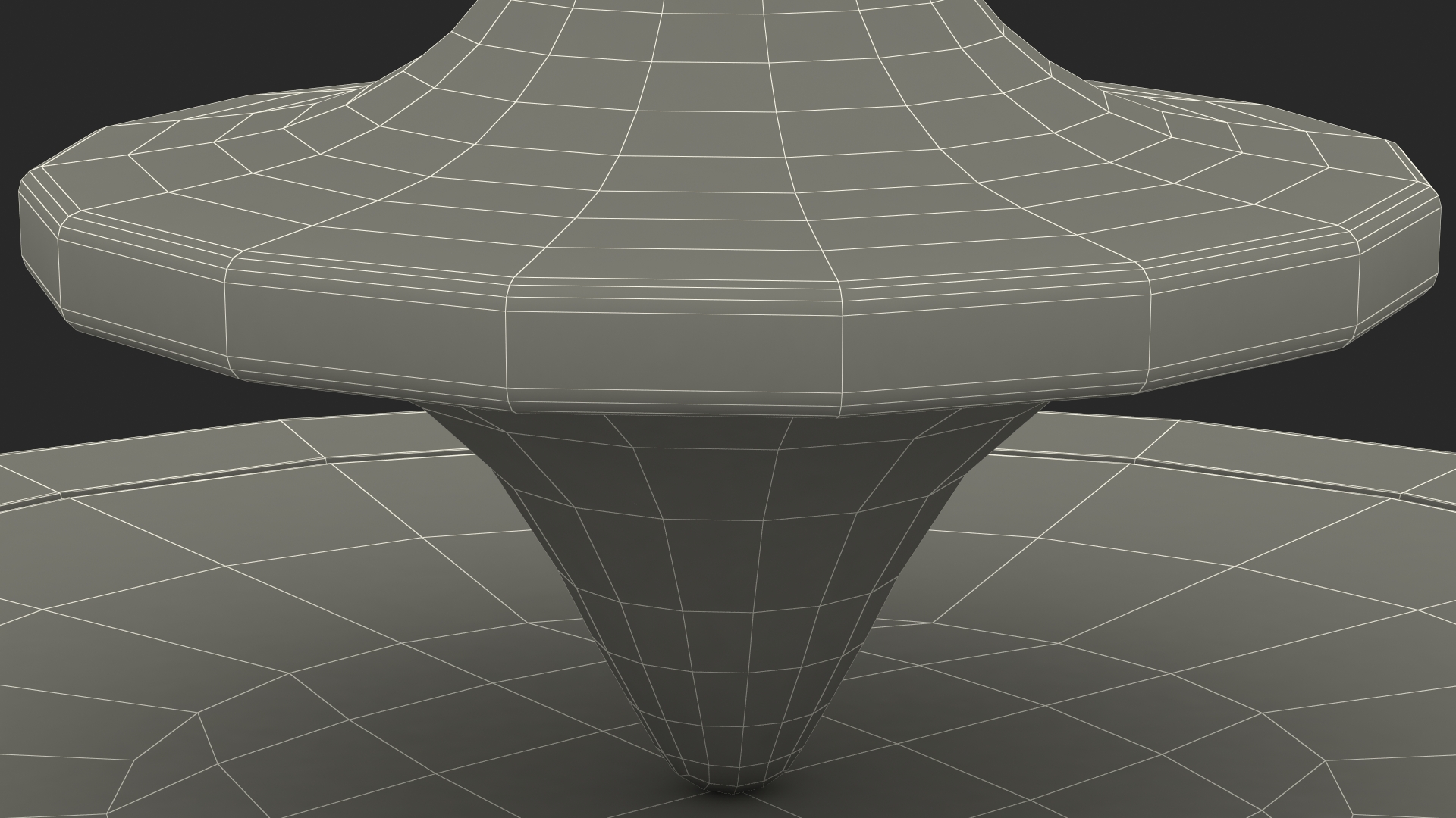 3D Metal Spinning Top with Base model
