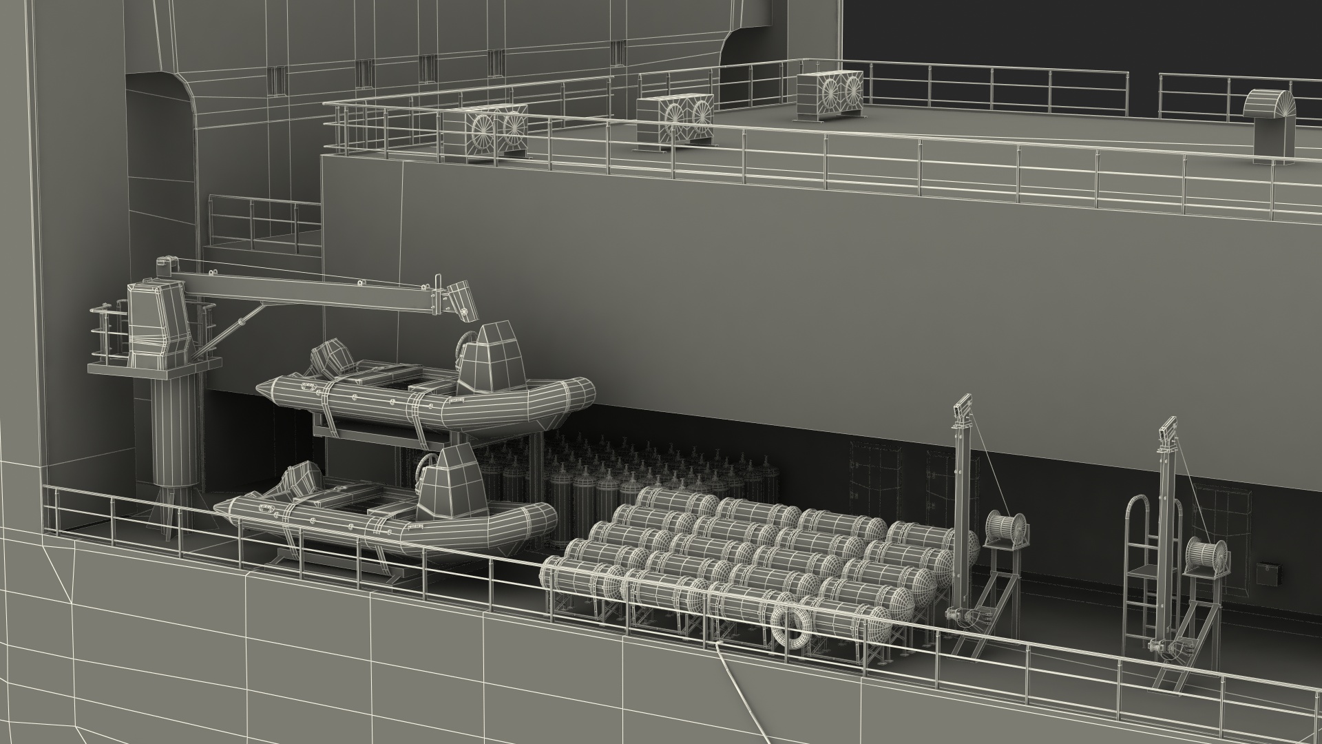 US Navy Hospital Ship Mercy 3D