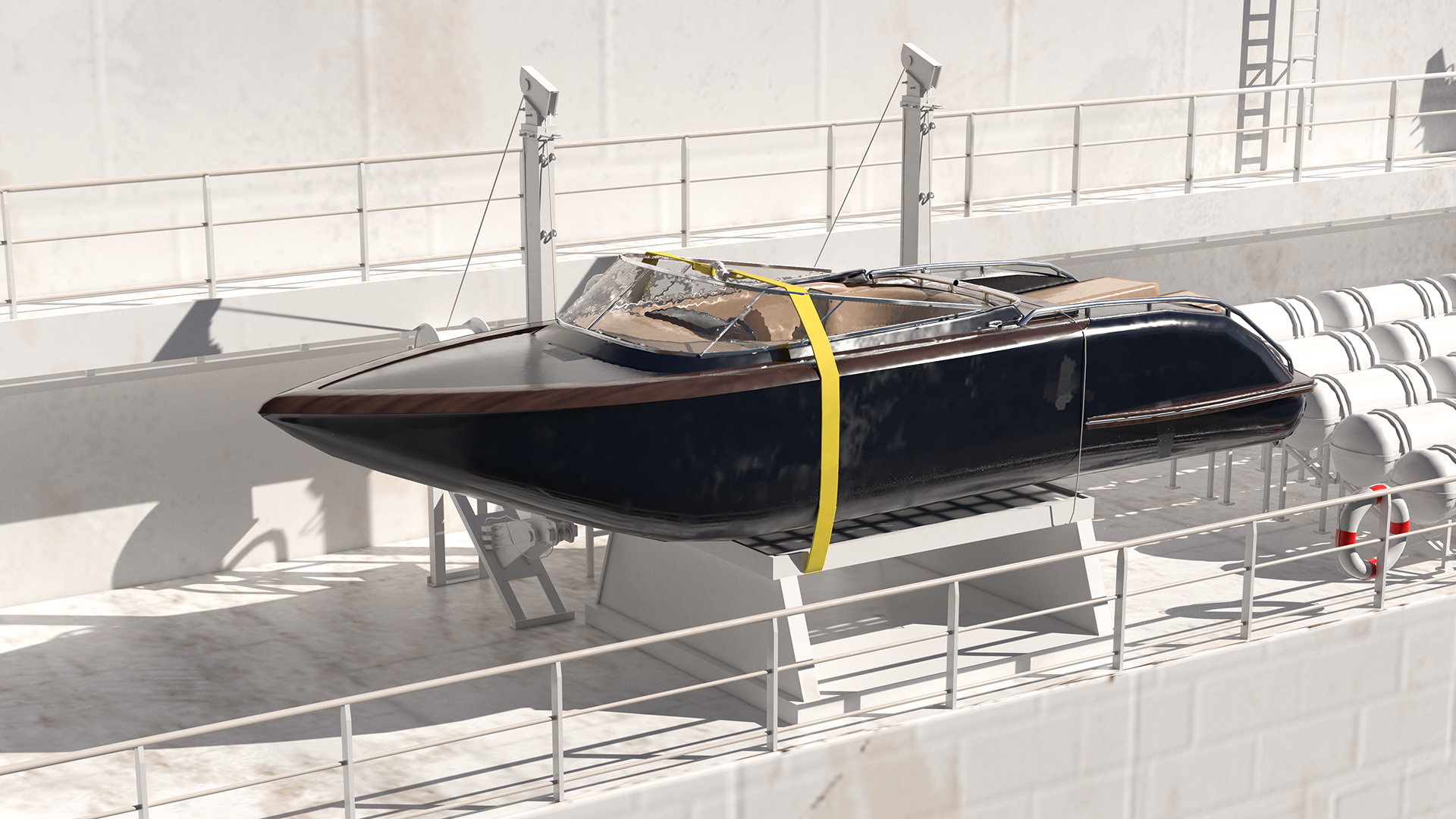 US Navy Hospital Ship Mercy 3D