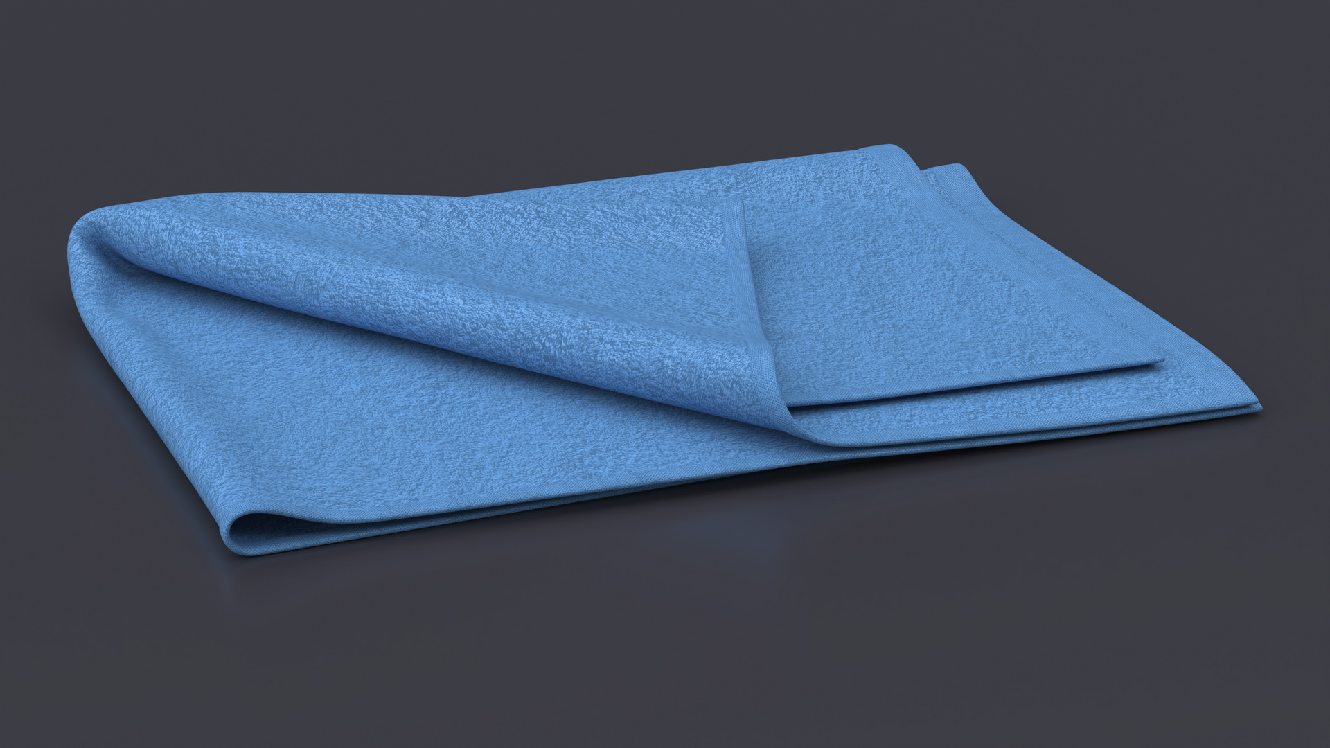 Folded Bath Towel 3D