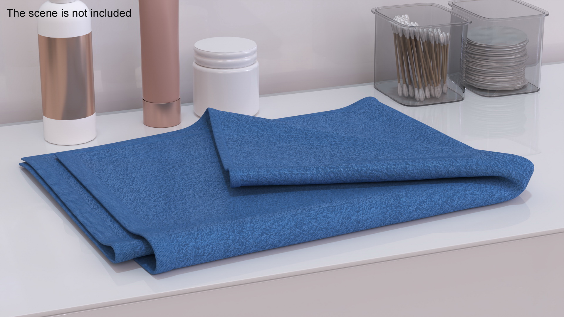 Folded Bath Towel 3D