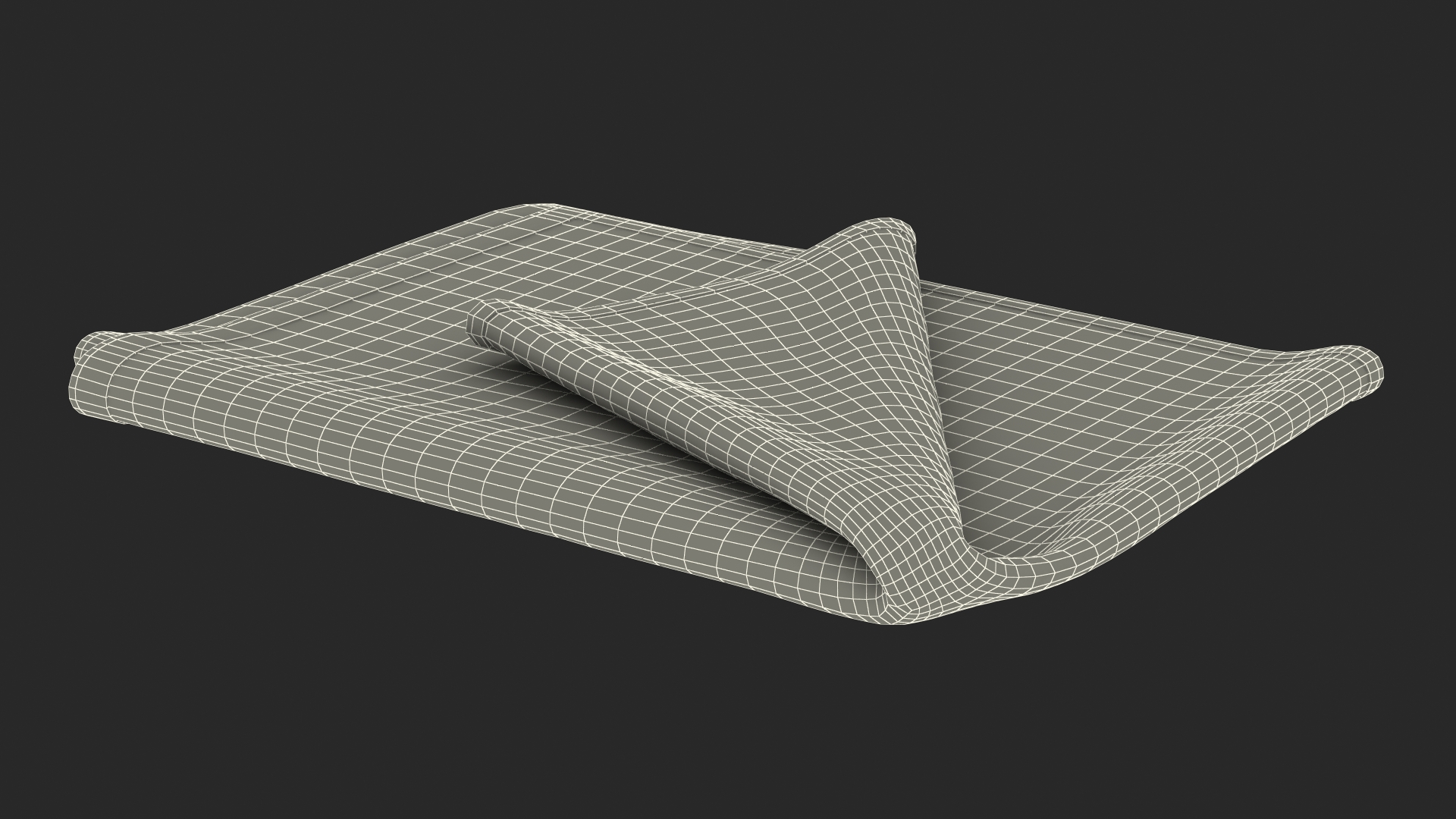 Folded Bath Towel 3D