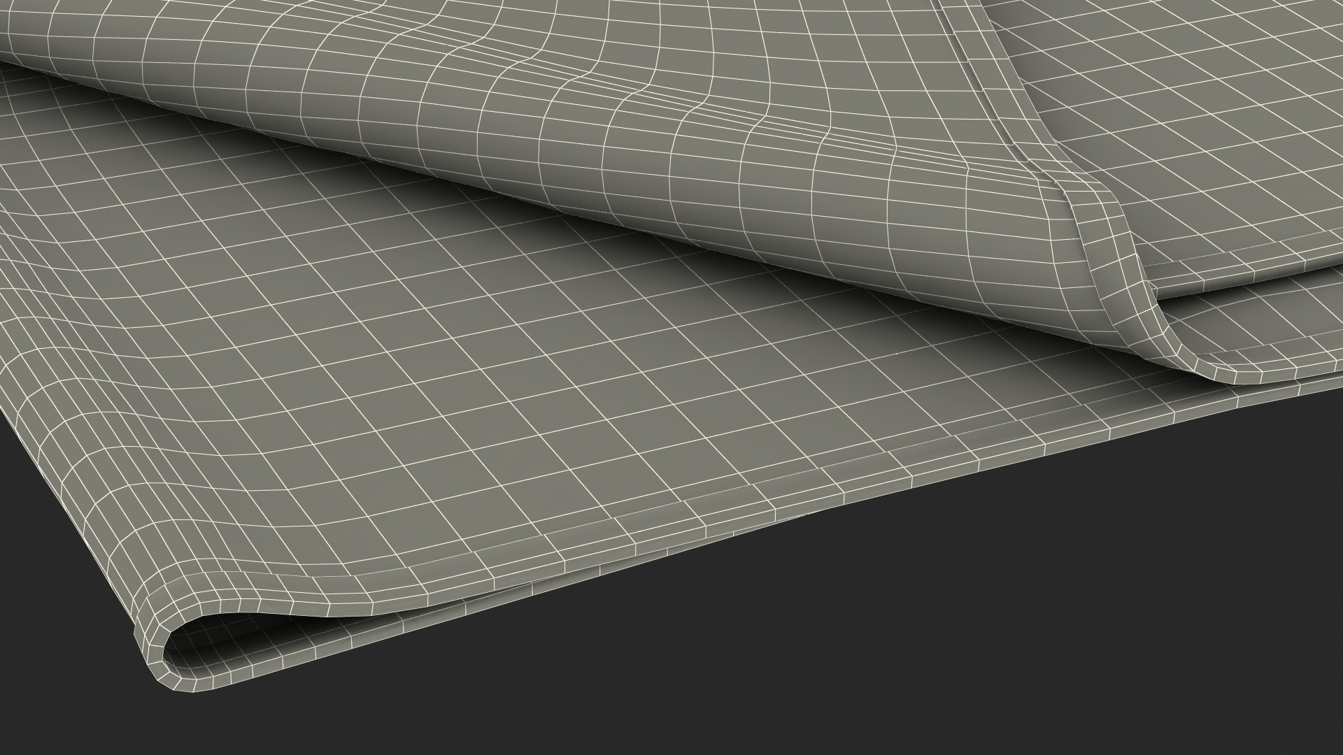 Folded Bath Towel 3D