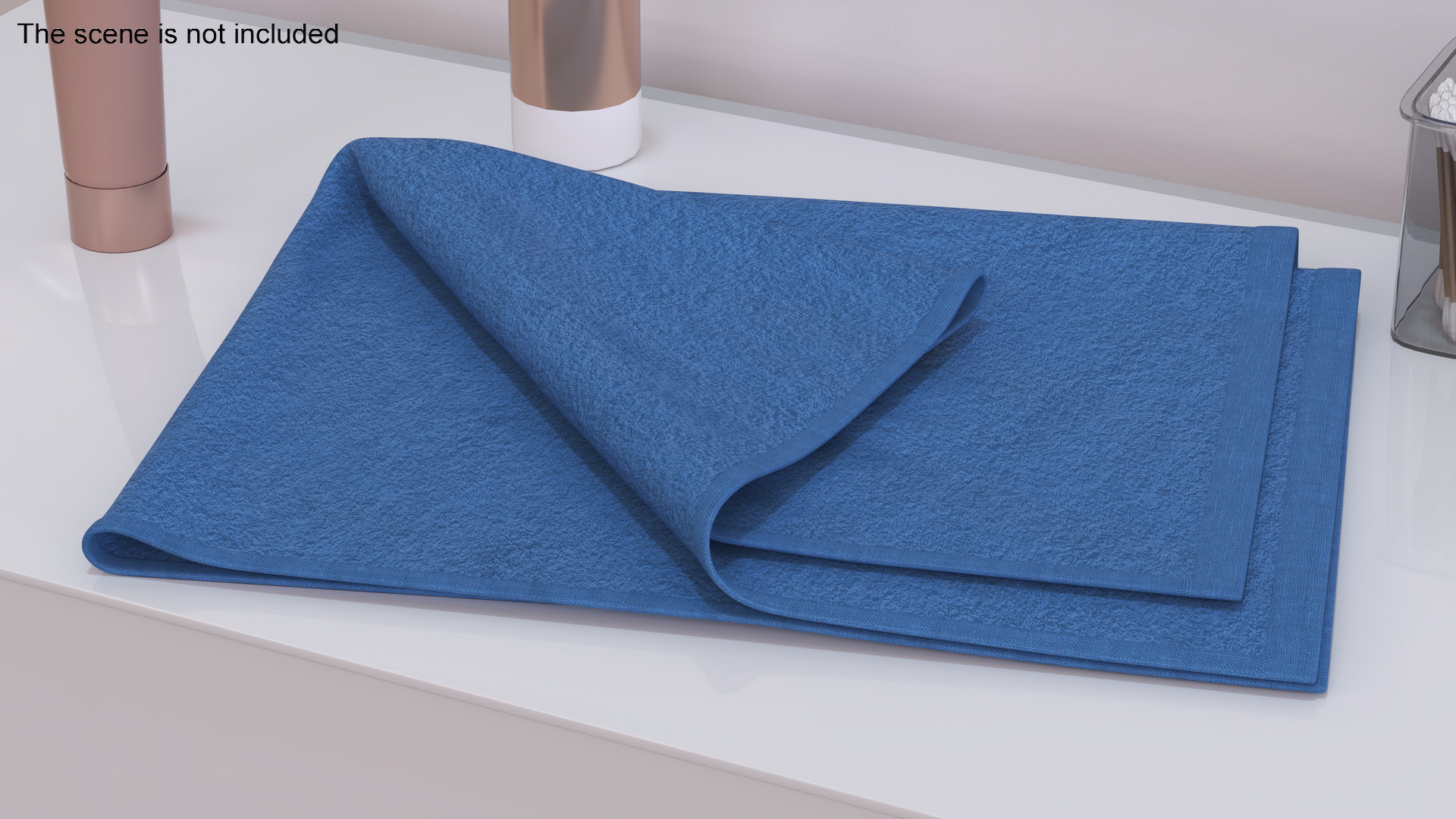 Folded Bath Towel 3D