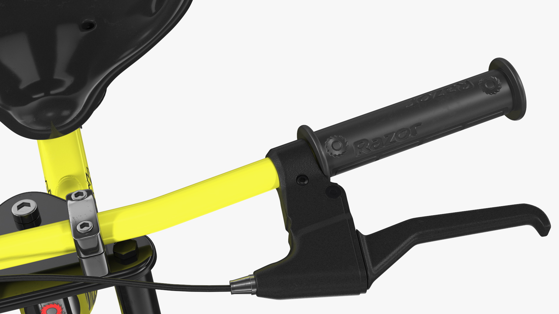 3D Razor DXT Drift Trike Yellow model
