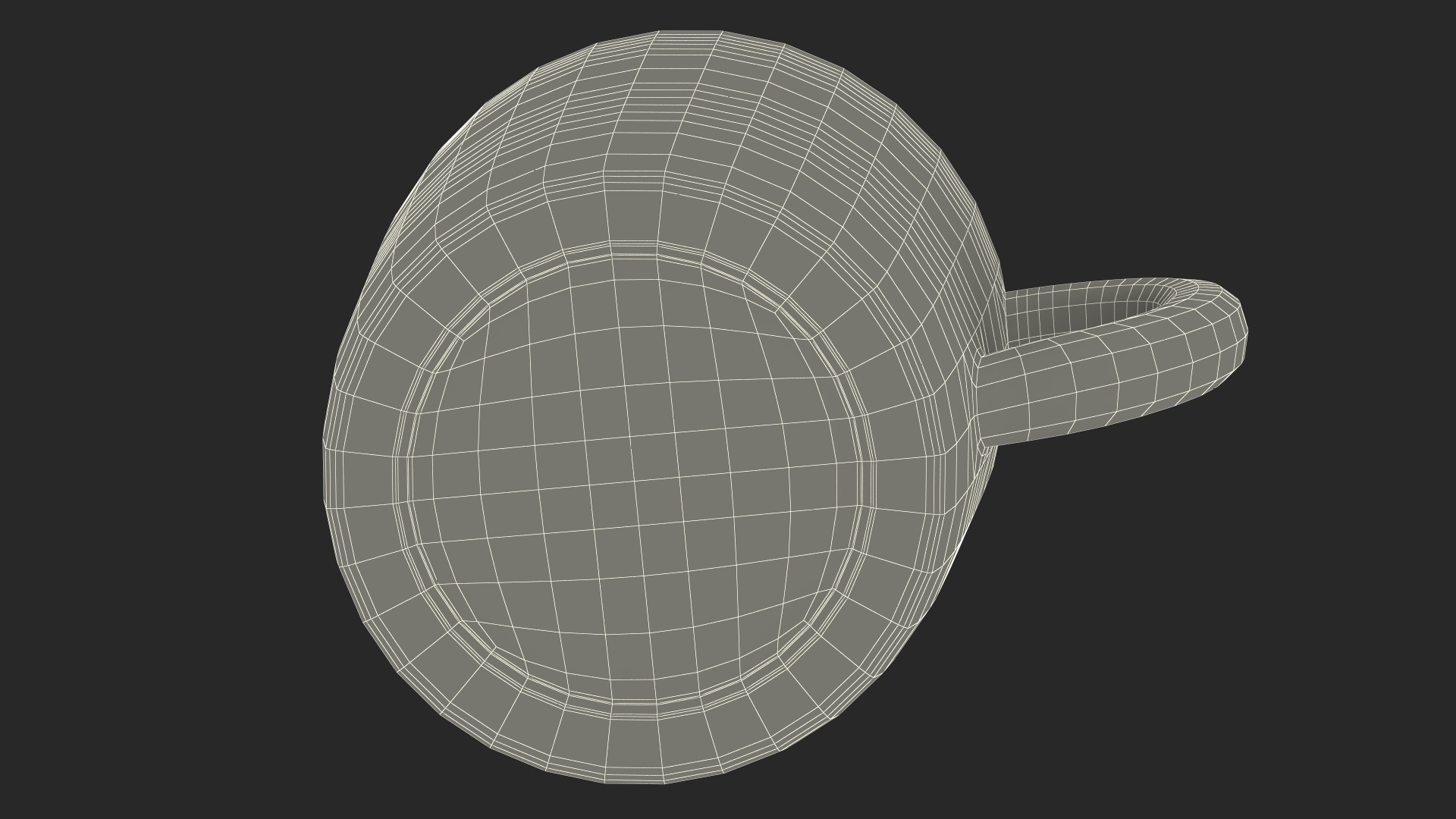 3D Glass Cup Set Half Full model