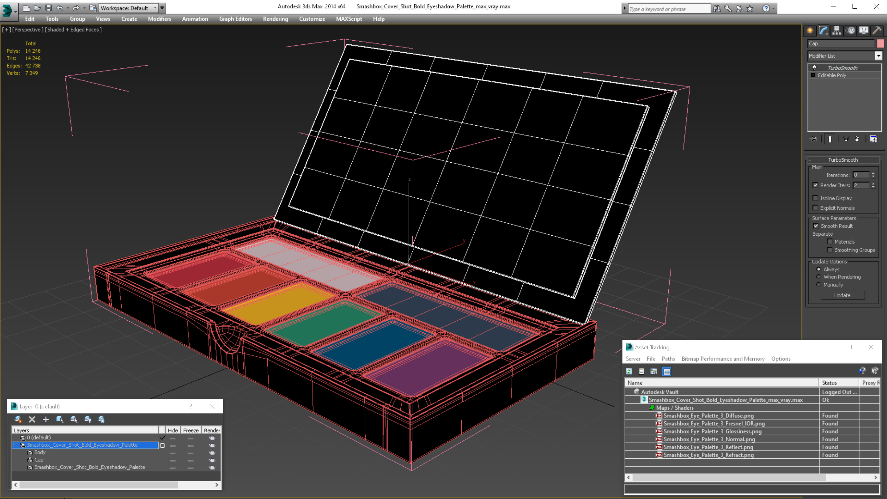 Smashbox Cover Shot Bold Eyeshadow Palette 3D