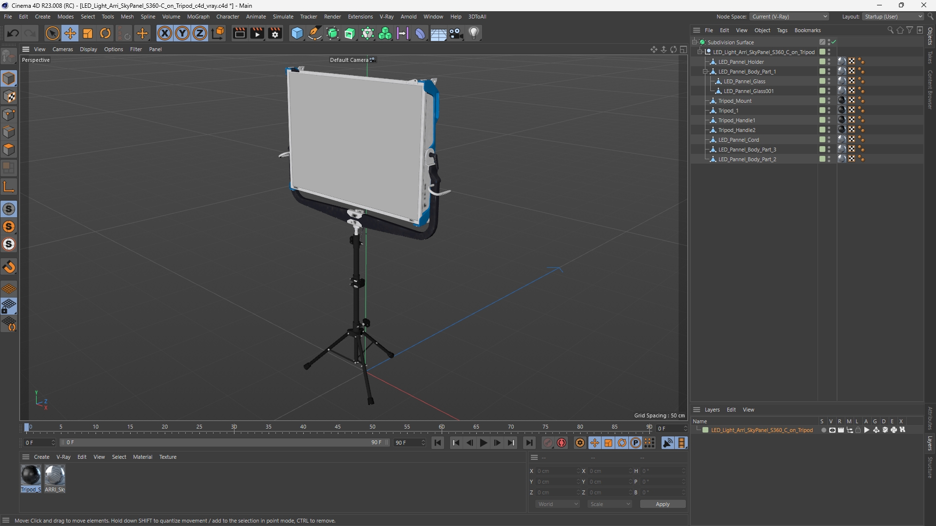 LED Light Arri SkyPanel S360-C on Tripod - view 12